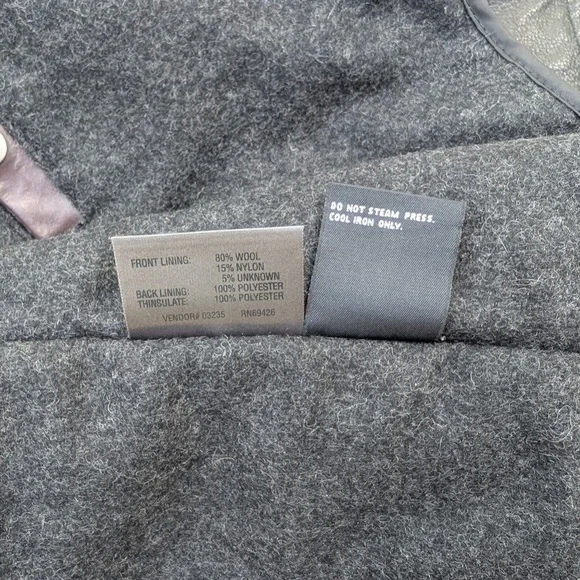 Wilsons‎ Leather Men's Black Leather Motorcycle Jacket XXL Insulated - Picture 7 of 12